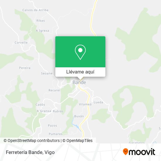 Mapa Ferretería Bande