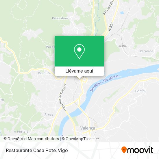 Mapa Restaurante Casa Pote
