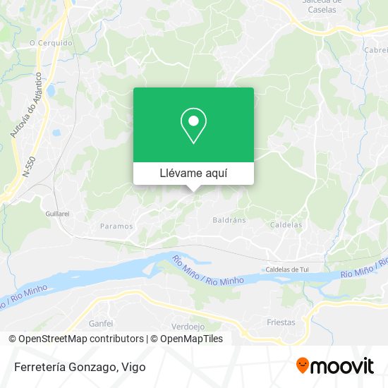 Mapa Ferretería Gonzago