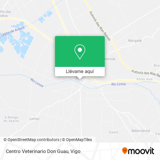 Mapa Centro Veterinario Don Guau