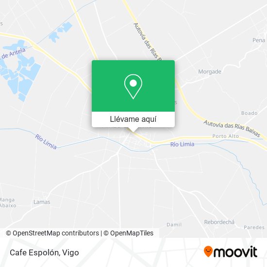 Mapa Cafe Espolón