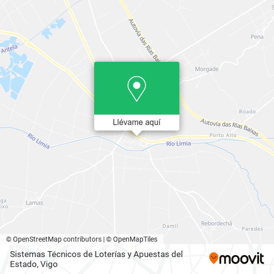 Mapa Sistemas Técnicos de Loterías y Apuestas del Estado