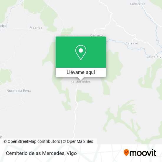 Mapa Cemiterio de as Mercedes