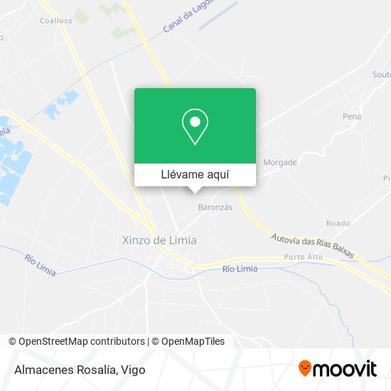 Mapa Almacenes Rosalía