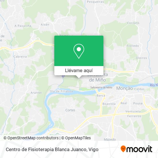 Mapa Centro de Fisioterapia Blanca Juanco