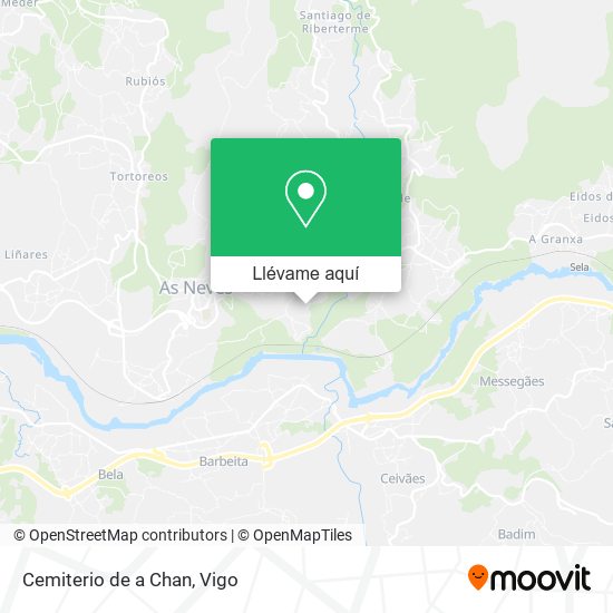 Mapa Cemiterio de a Chan