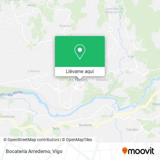 Mapa Bocatería Arredemo