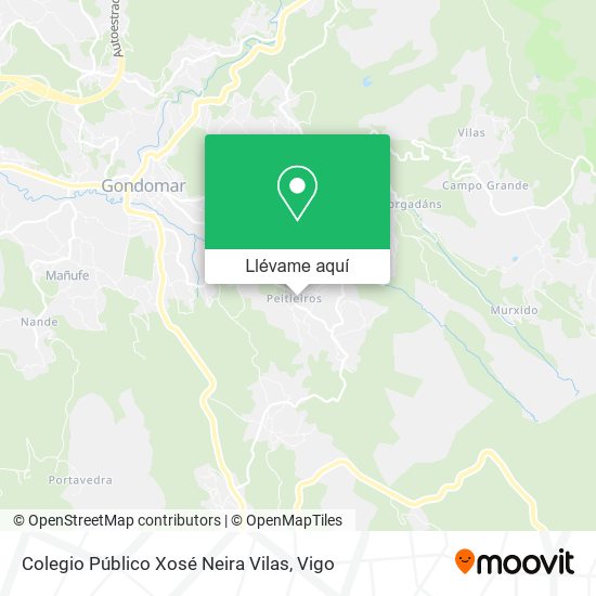 Mapa Colegio Público Xosé Neira Vilas