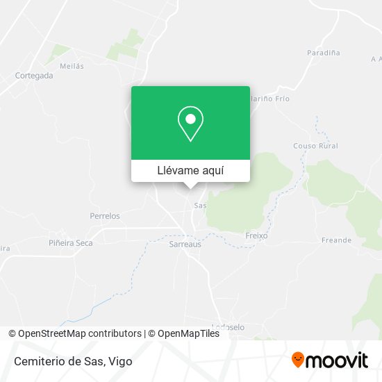 Mapa Cemiterio de Sas