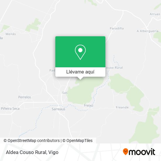 Mapa Aldea Couso Rural