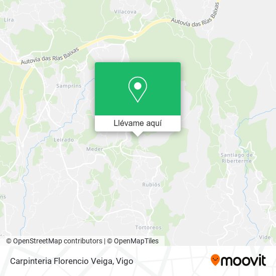 Mapa Carpinteria Florencio Veiga