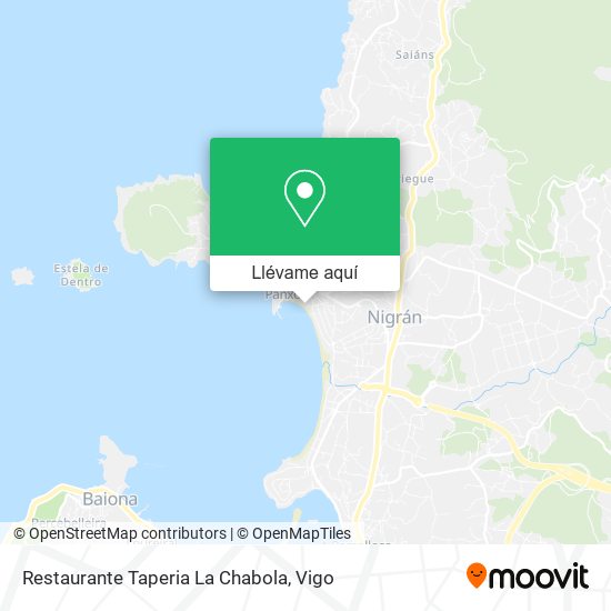 Mapa Restaurante Taperia La Chabola