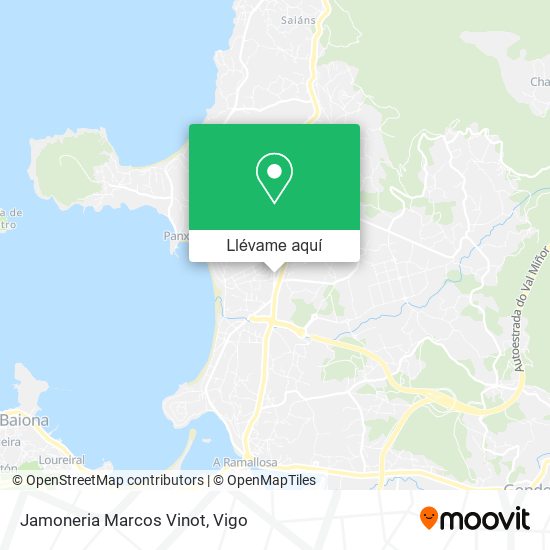 Mapa Jamoneria Marcos Vinot
