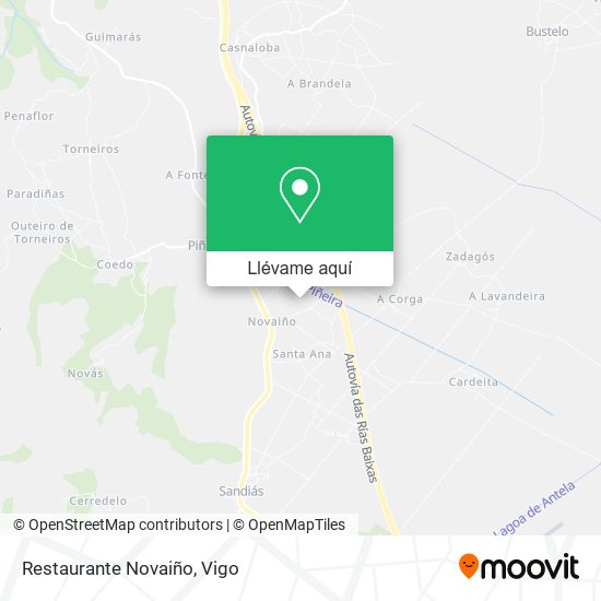 Mapa Restaurante Novaiño