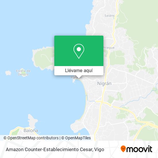 Mapa Amazon Counter-Establecimiento Cesar