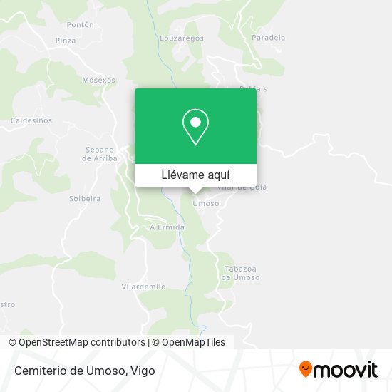 Mapa Cemiterio de Umoso