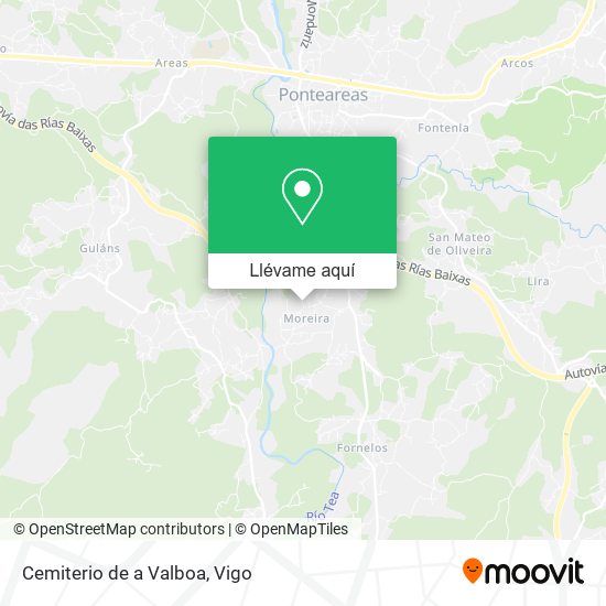 Mapa Cemiterio de a Valboa