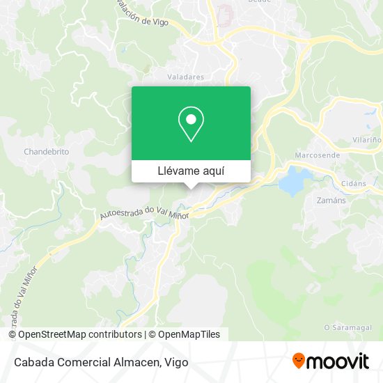 Mapa Cabada Comercial Almacen