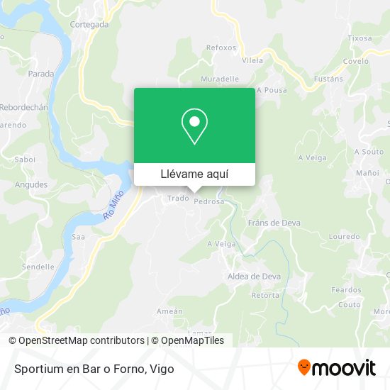 Mapa Sportium en Bar o Forno