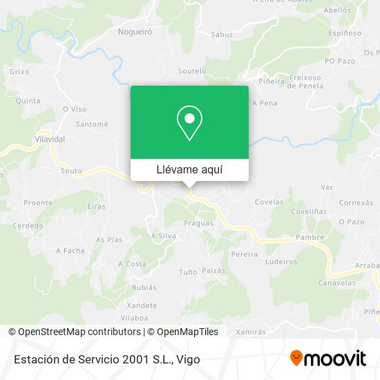 Mapa Estación de Servicio 2001 S.L.