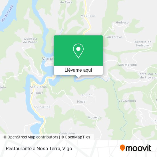 Mapa Restaurante a Nosa Terra