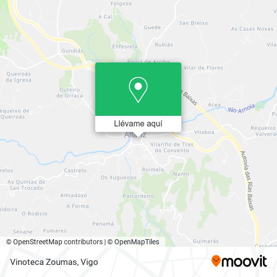 Mapa Vinoteca Zoumas