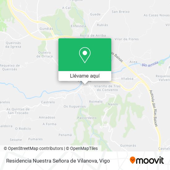 Mapa Residencia Nuestra Señora de Vilanova