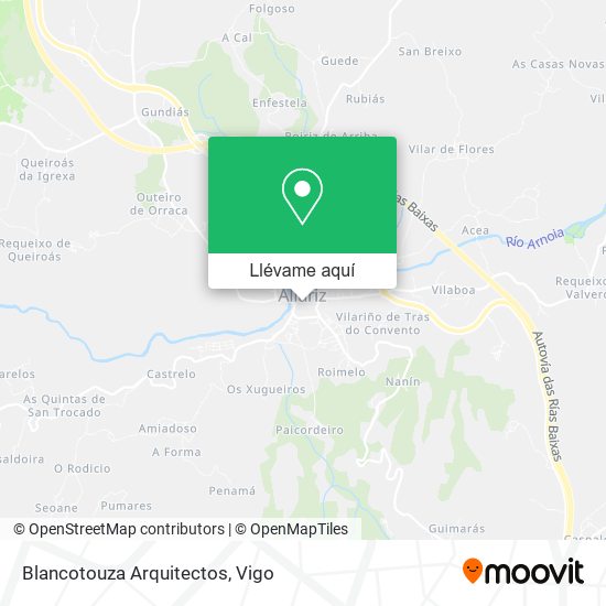 Mapa Blancotouza Arquitectos