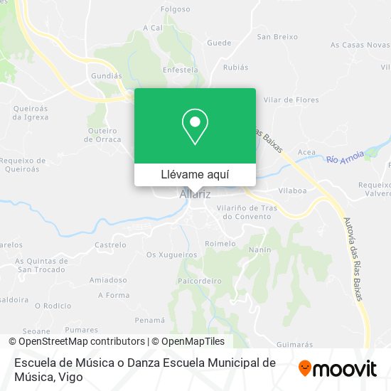 Mapa Escuela de Música o Danza Escuela Municipal de Música