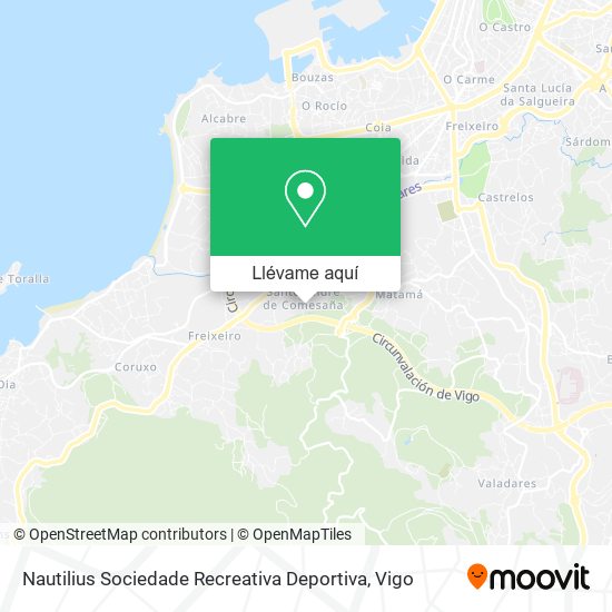 Mapa Nautilius Sociedade Recreativa Deportiva