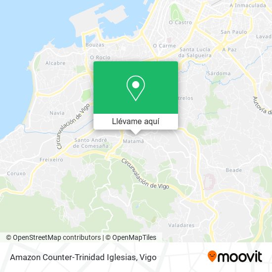 Mapa Amazon Counter-Trinidad Iglesias