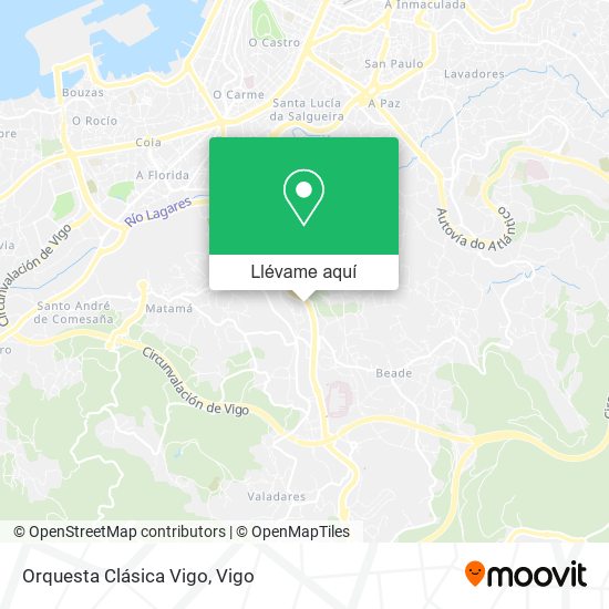 Mapa Orquesta Clásica Vigo