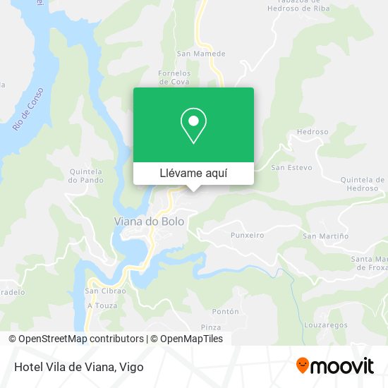 Mapa Hotel Vila de Viana