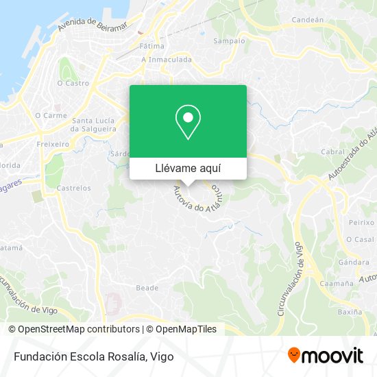 Mapa Fundación Escola Rosalía