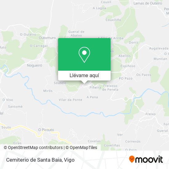 Mapa Cemiterio de Santa Baia