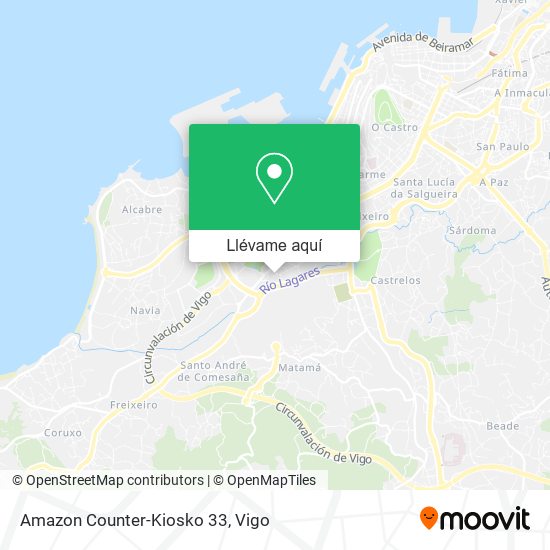 Mapa Amazon Counter-Kiosko 33