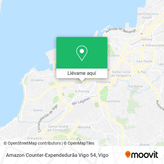 Mapa Amazon Counter-Expendedurãa Vigo 54