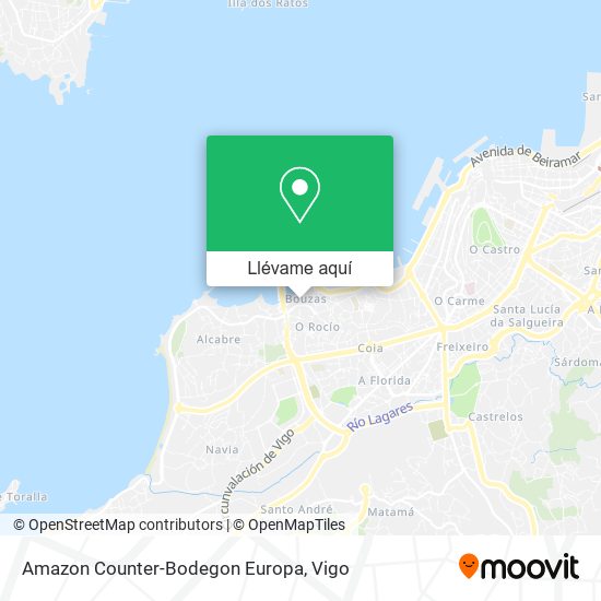 Mapa Amazon Counter-Bodegon Europa