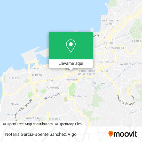Mapa Notaría García-Boente Sánchez