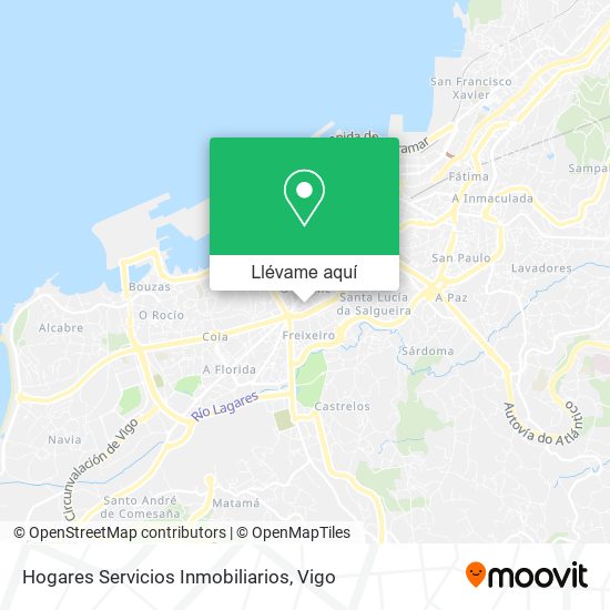 Mapa Hogares Servicios Inmobiliarios