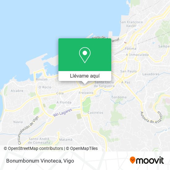 Mapa Bonumbonum Vinoteca
