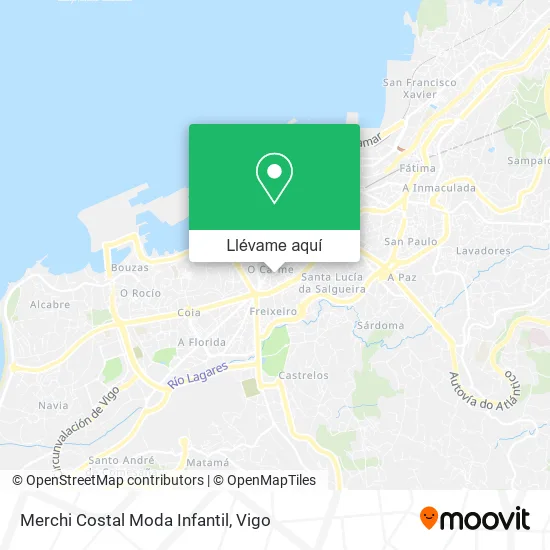 Mapa Merchi Costal Moda Infantil