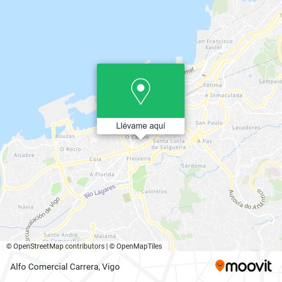 Mapa Alfo Comercial Carrera