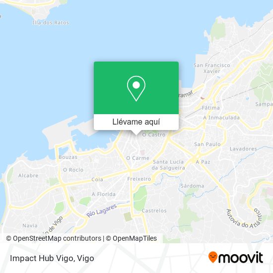 Mapa Impact Hub Vigo