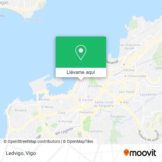 Mapa Ledvigo