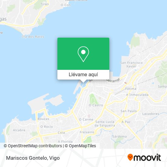 Mapa Mariscos Gontelo