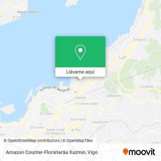 Mapa Amazon Counter-Floristerãa Xazmin