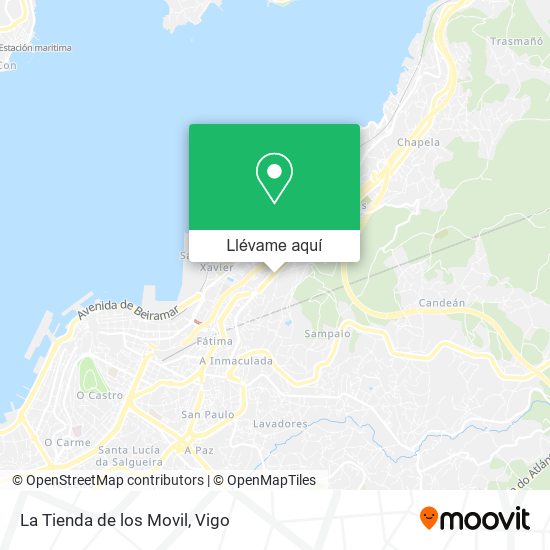 Mapa La Tienda de los Movil