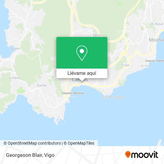 Mapa Georgeson Blair