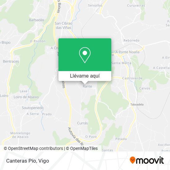 Mapa Canteras Pío